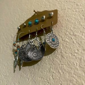 Boho earring set, love these, never worn
